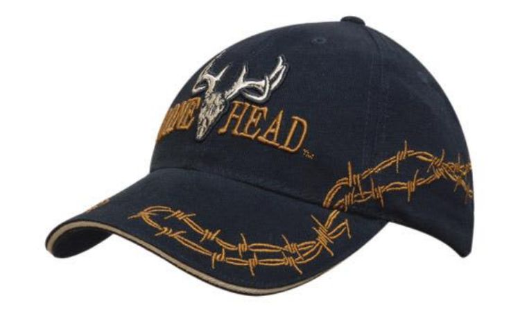 Picture of Brushed Heavy Cotton with Sandwich Barbed-Wire Embroidery
