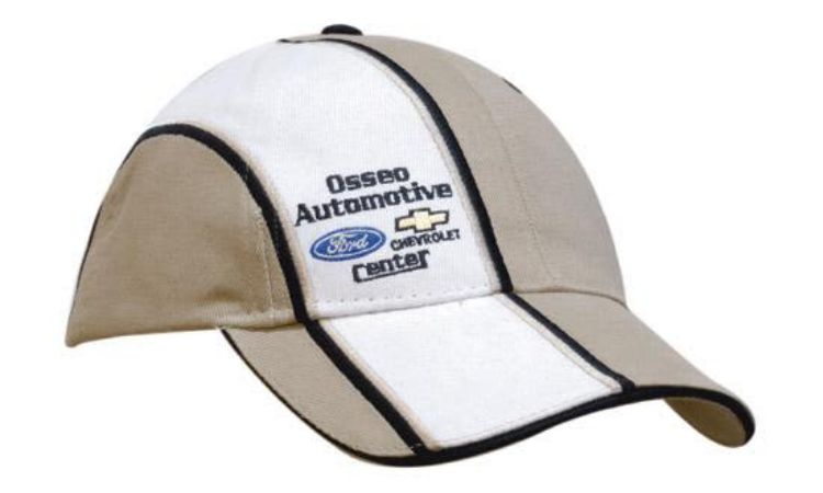 Picture of Brushed Heavy Cotton with Sandwich Peak & Crown Indent and Embroidery Stripes