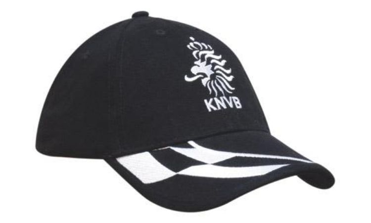 Picture of Brushed Heavy Cotton Check Embroidered to Peak