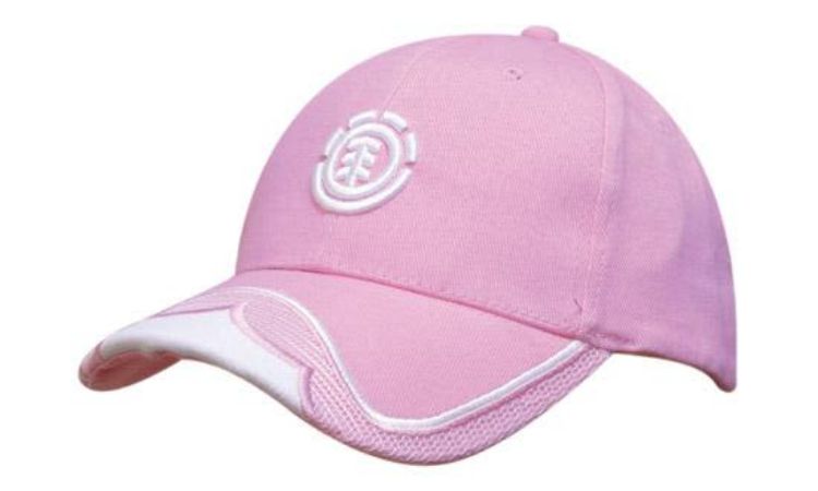 Picture of Brushed Heavy Cotton with Mesh Insert on Peak & Embroidered Trim