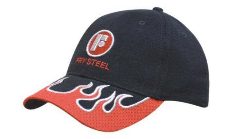 Picture of Brushed Heavy Cotton with Mesh Indented Peak Flames