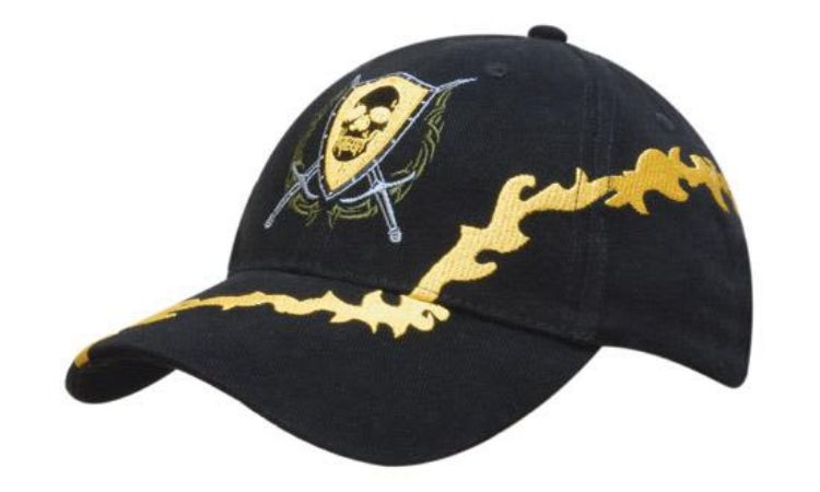 Picture of Brushed Heavy Cotton with Lightning Bolt Embroidery