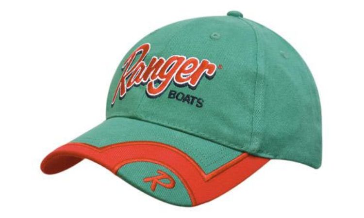 Picture of Brushed Heavy Cotton with Peak Indent & Embroidered Trim