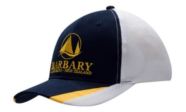 Picture of Brushed Heavy Cotton & Mesh with Fabric & Mesh Inserts on Peak