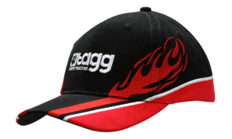 Picture of Brushed Heavy Cotton with Embroidery Flames & Trim on Crown & Peak