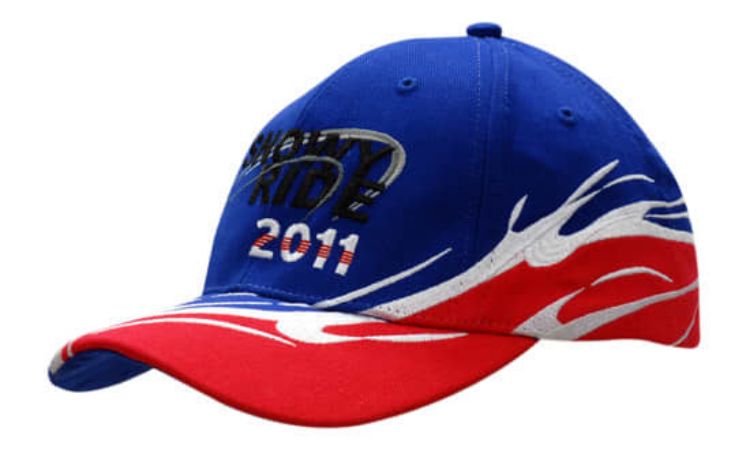Picture of Brushed Heavy Cotton with Wave Inserts/Embroidery on Crown & Peak