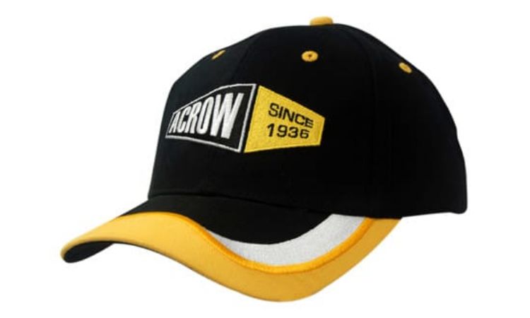 Picture of Brushed Heavy Cotton with Fabric Inserts/Embroidery on Peak