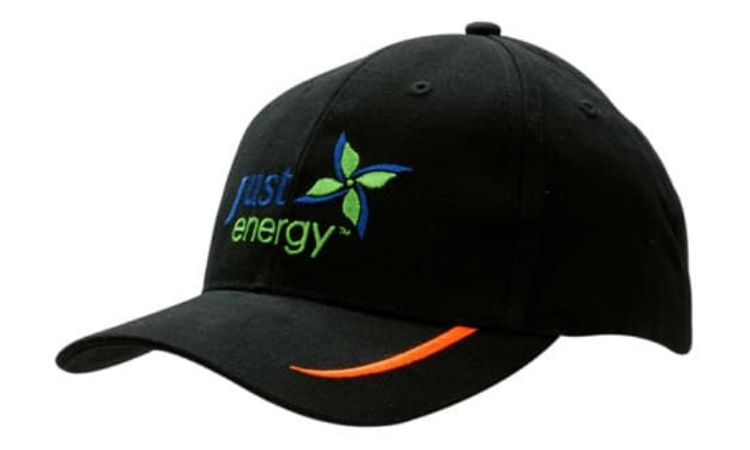 Picture of Brushed Heavy Cotton with Peak Embroidered Lines