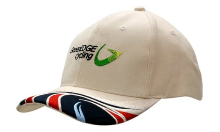 Picture of Brushed Heavy Cotton with Peak Insert/Wave Embroidery