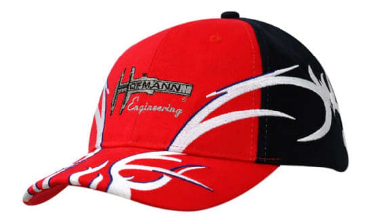 Picture of Brushed Heavy Cotton with Flame Embroidery on Crown & Peak