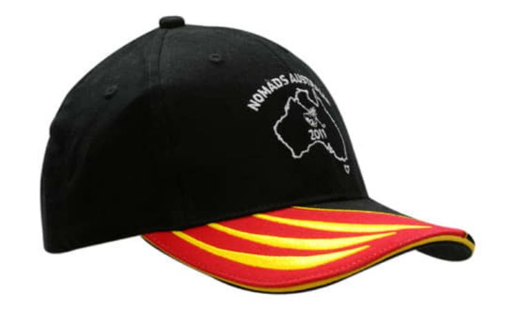 Picture of Brushed Heavy Cotton with Fabric Insert & Embroidery on Peak with Sandwich Trim