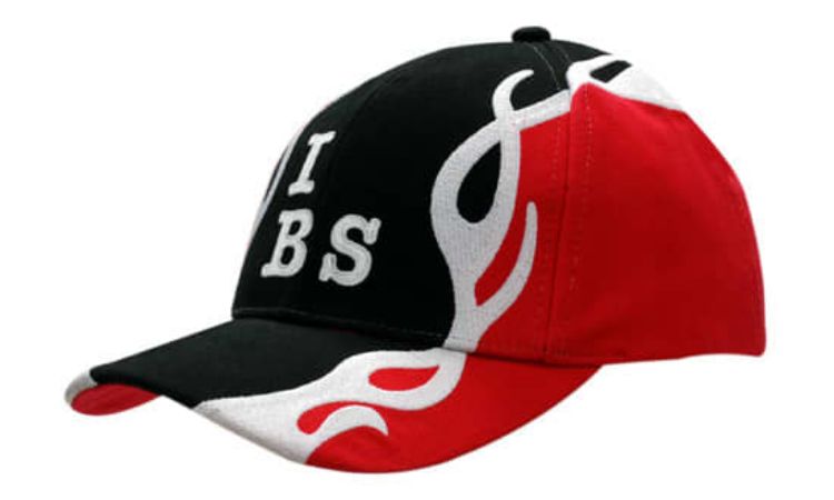 Picture of Brushed Heavy Cotton with Flame Embroidery on Crown & Peak