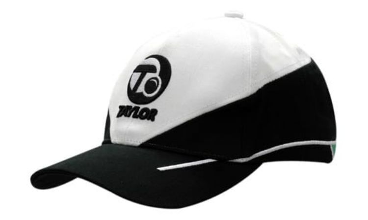 Picture of Brushed Heavy Cotton with Crown Inserts & Crown/Peak Embroided Lines