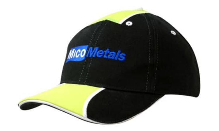 Picture of Brushed Heavy Cotton with Fabric Inserts on Crown & Peak Top
