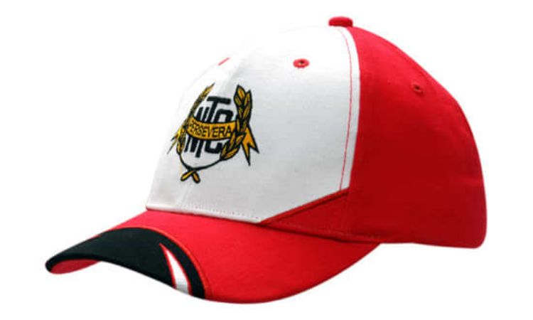 Picture of Brushed Heavy Cotton with Crown Inserts & Peak Indent/Embroidery