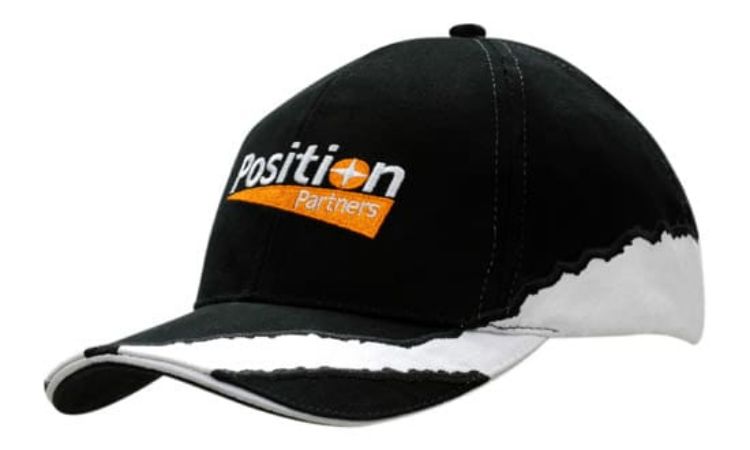 Picture of Brushed Heavy Cotton with Sandwich Trim & Inserts/Embroidery on Crown & Peak