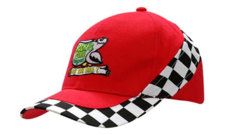 Picture of Brushed Heavy Cotton with Printed Check Inserts on Crown & Peak