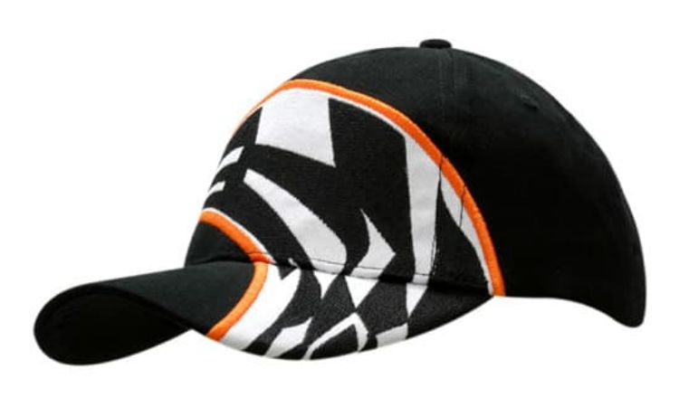 Picture of Brushed Heavy Cotton with Swoosh Check Embroidery on Crown & Peak