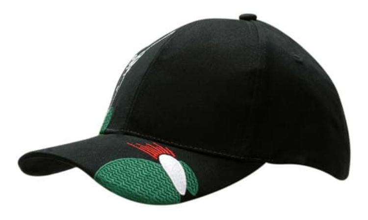 Picture of Brushed Heavy Cotton with Golf Design on Crown & Peak