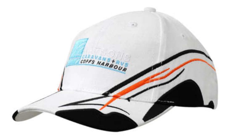 Picture of Brushed Heavy Cotton with Fabric Inserts/Embroidery on Crown & Peak