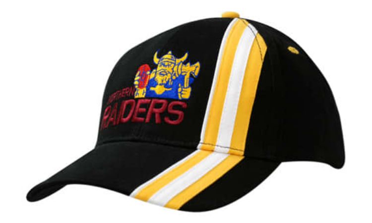 Picture of Brushed Heavy Cotton with Stripes & Piping on Crown & Peak