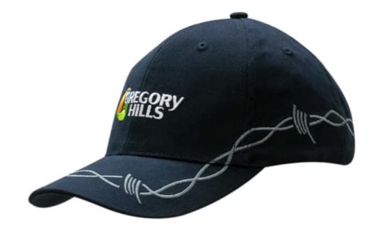 Picture of Brushed Heavy Cotton with Chain Embroidery on Crown & Peak