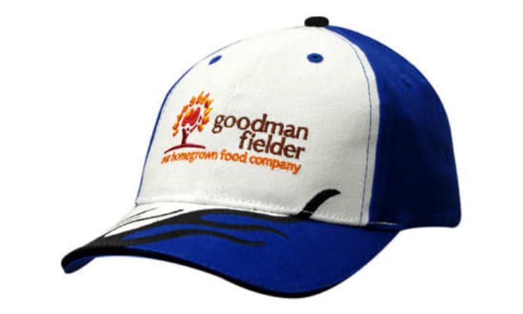 Picture of Brushed Heavy Cotton with Sandwich Trim & Flame Embroidery on Crown & Peak