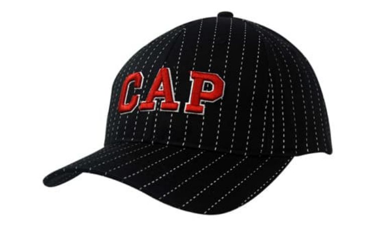 Picture of Cotton Pin Stripe Cap with Filter Mesh Lining
