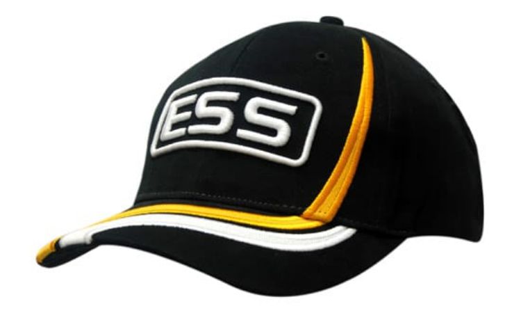 Picture of Brushed Heavy Cotton with Crown & Peak Inserts/Embroidery