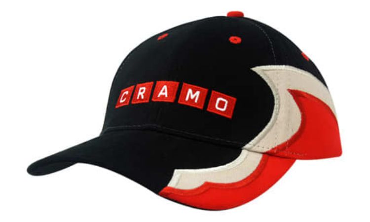 Picture of Brushed Heavy Cotton with Inserts/Embroidered Lines on Crown & Peak
