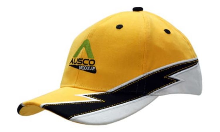 Picture of Brushed Heavy Cotton with Strike Design on Crown & Peak
