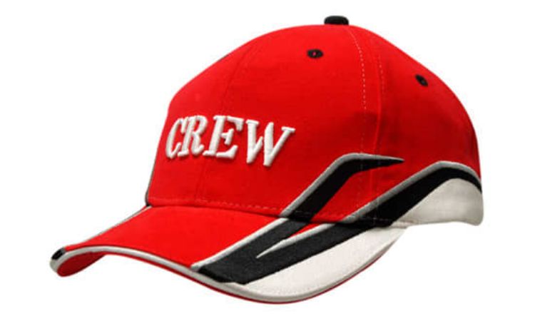 Picture of Brushed Heavy Cotton with Sandwich Trim and Crown & Peak Inserts/Embroidery