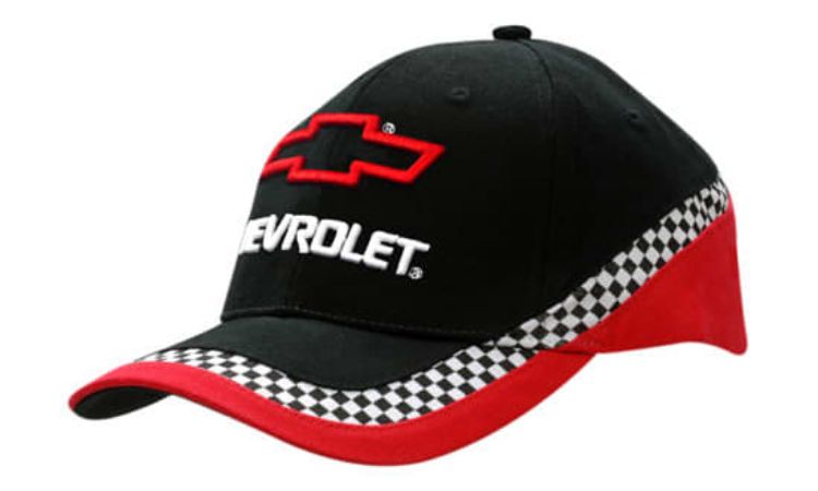 Picture of Brushed Heavy Cotton Tri-Coloured Cap with Check Print