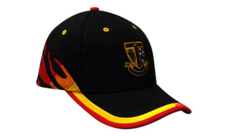 Picture of Brushed Heavy Cotton with Flame Embroidery on Crown & Peak
