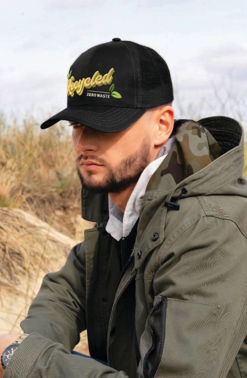 Picture of Recycled Breathable Poly Twill with Mesh Back Cap