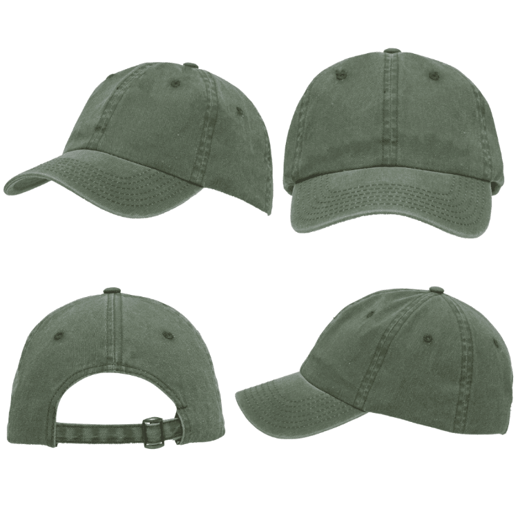 Picture of Enzyme Washed Pigment Dyed Cotton Twill Cap