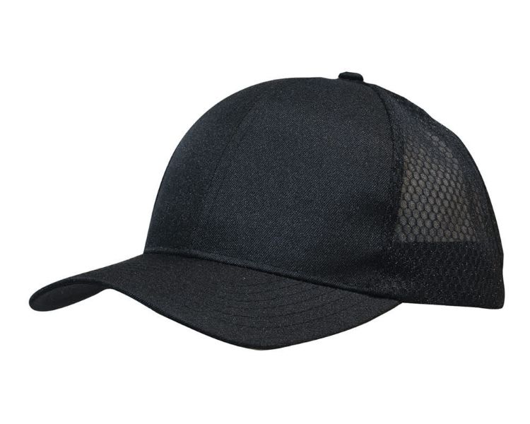 Picture of Breathable poly twill with honeycomb mesh