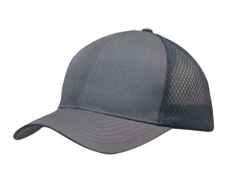 Picture of Breathable poly twill with honeycomb mesh