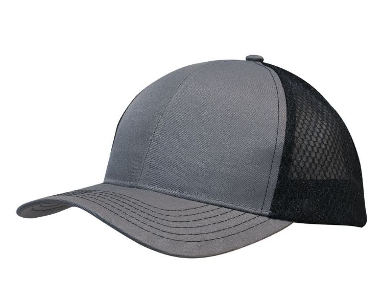 Picture of Breathable poly twill with honeycomb mesh
