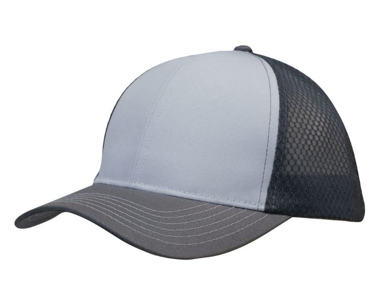 Picture of Breathable poly twill with honeycomb mesh