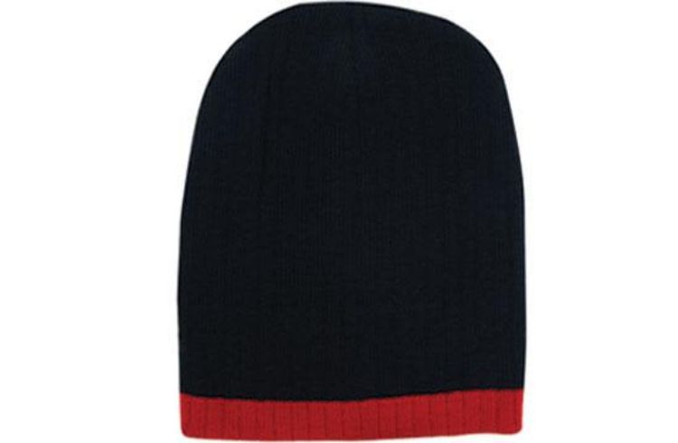 Picture of Two Tone Cable Knit Beanie - Toque