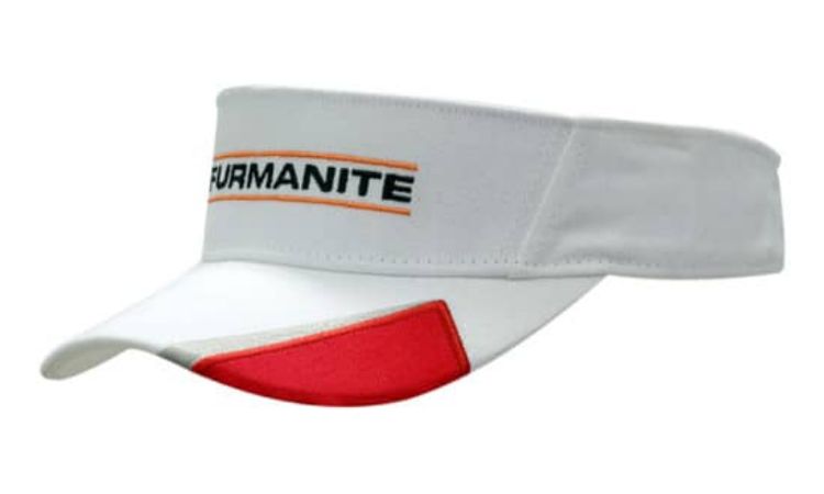 Picture of Brushed Heavy Cotton Visor with Peak Insert & Embroidery