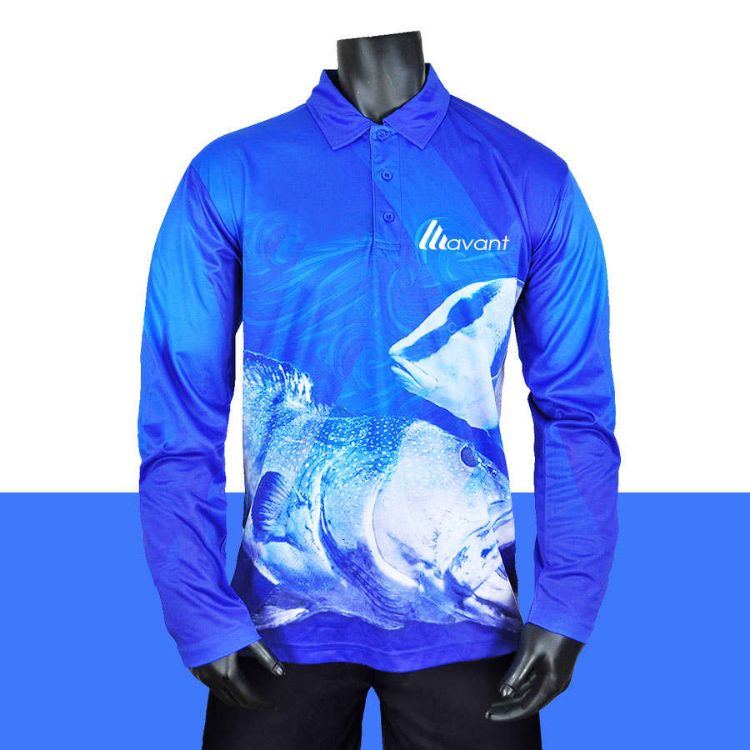 Picture of Sublimated Long Sleeve Polo
