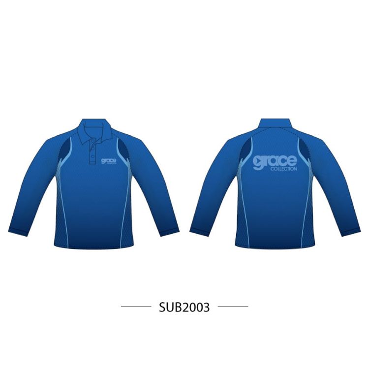 Picture of Sublimated Long Sleeve Polo