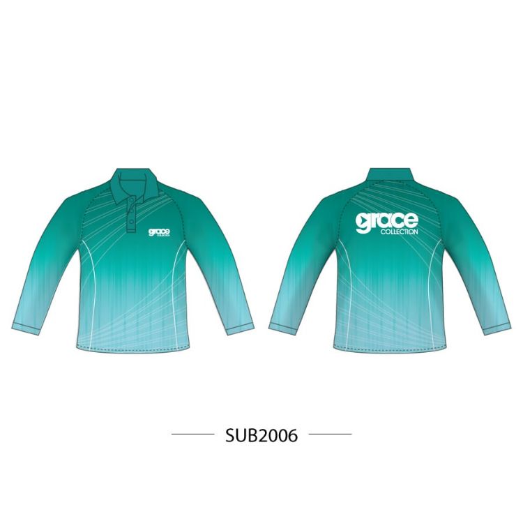 Picture of Sublimated Long Sleeve Polo