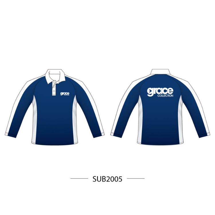 Picture of Sublimated Long Sleeve Polo