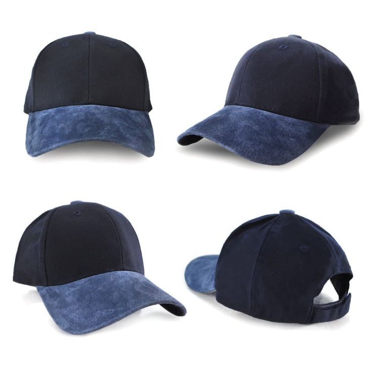 Picture of HBC with Suede Peak Cap