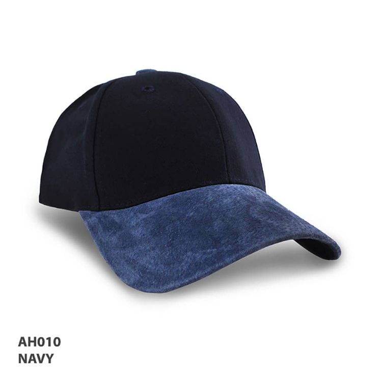Picture of HBC with Suede Peak Cap