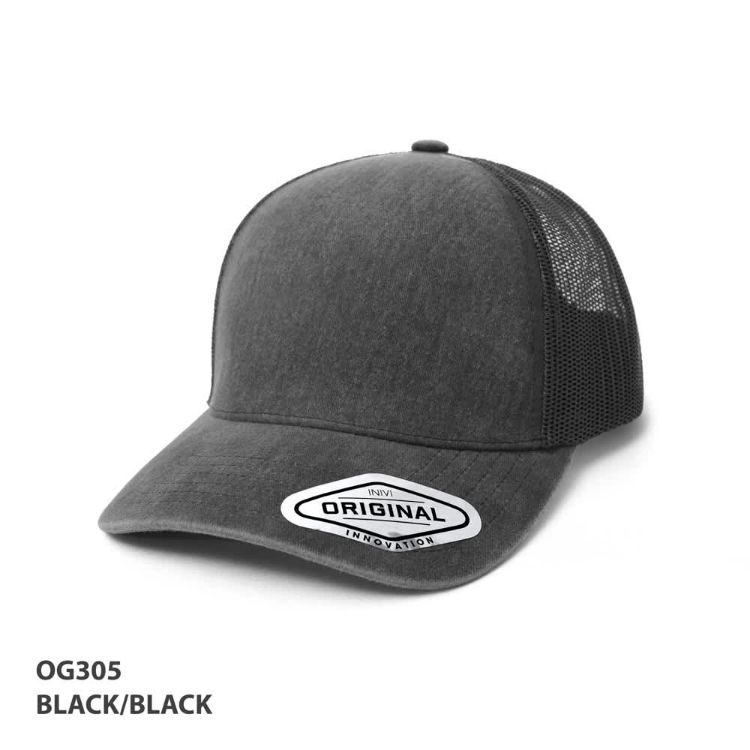 Picture of Seamless Front Washed Mesh Cap
