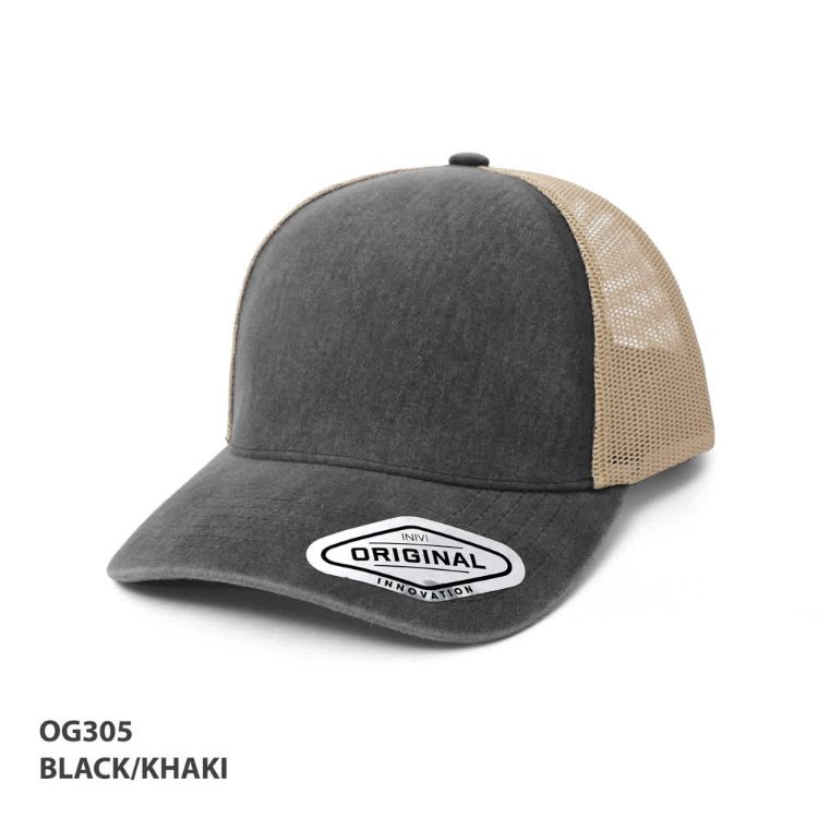 Picture of Seamless Front Washed Mesh Cap